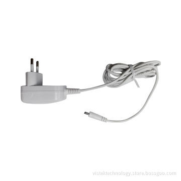 12V/300mA AC/DC switching adapters, white/black, EU plug